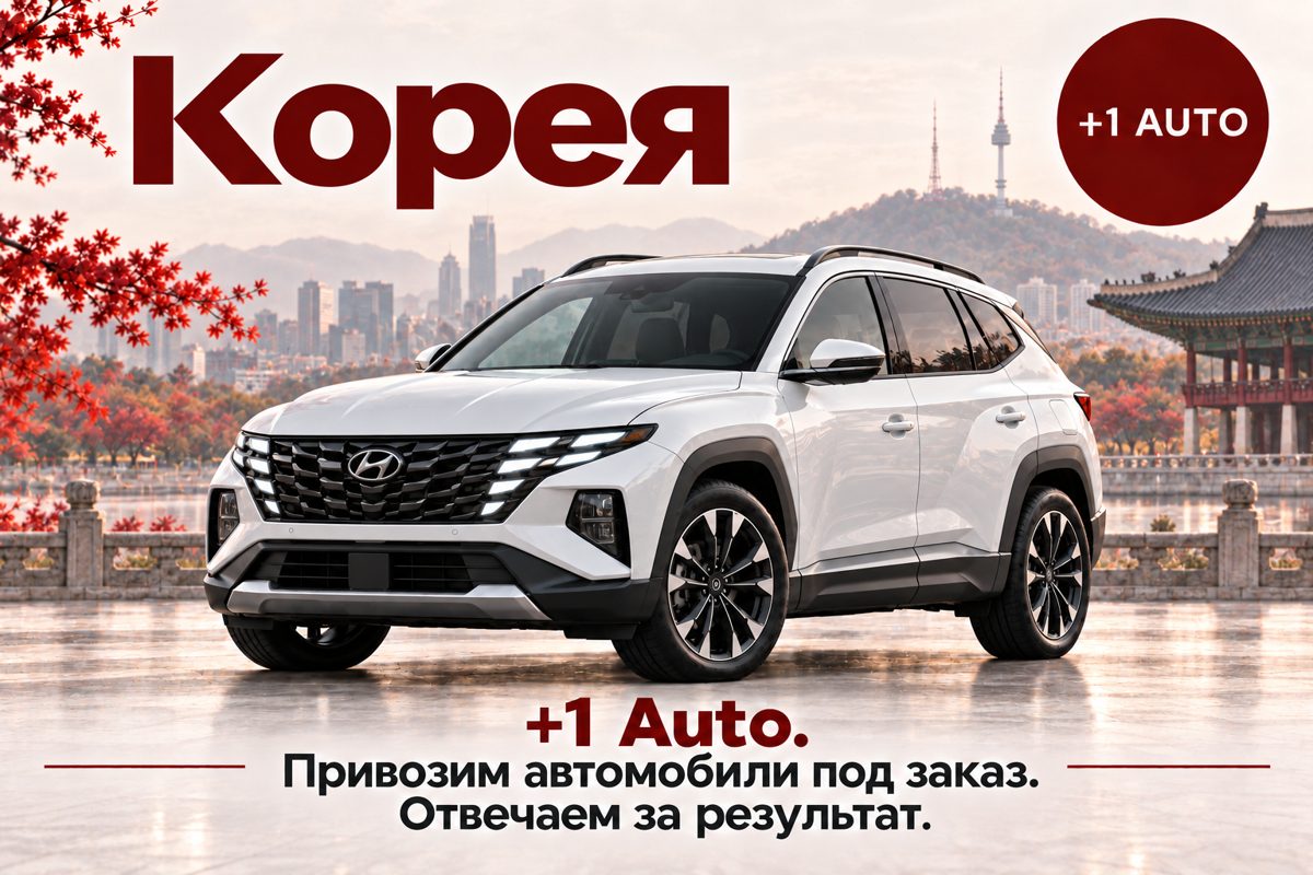 Корея: автомобиль под заказ от +1 AUTO